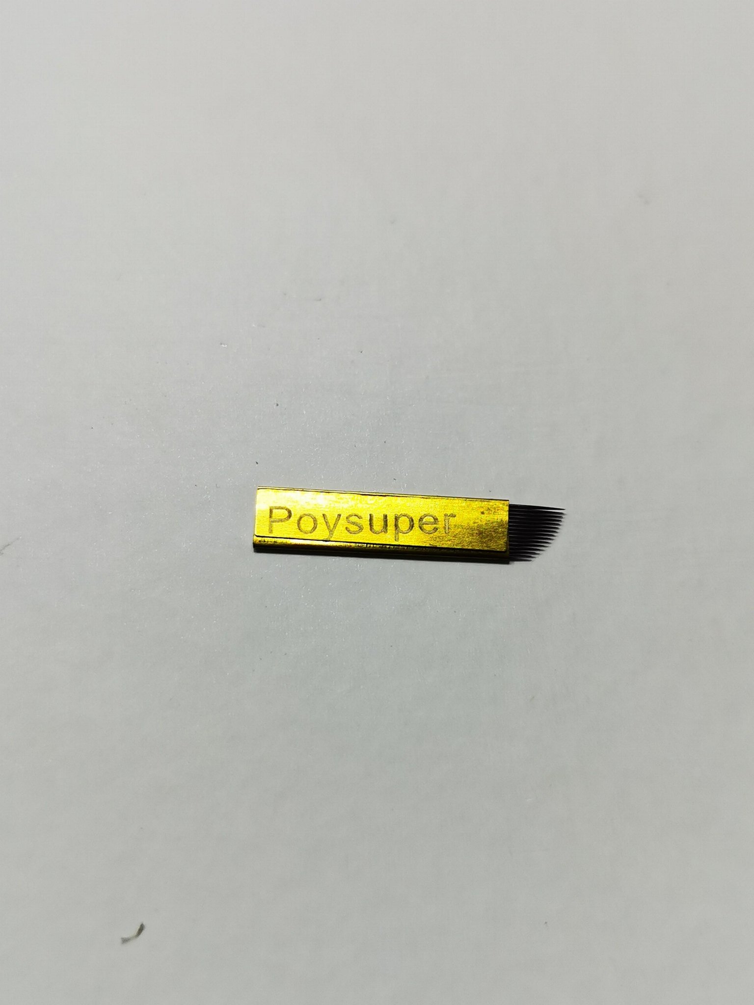 Poysuper Microblading apparatus Blades 12 Pin  Fog eyebrow & Lip Needle 50PC 1