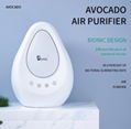 Patent private mold pear shape home car air fresher purifier 1