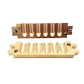 6 holes brass projectile shape suppository mold