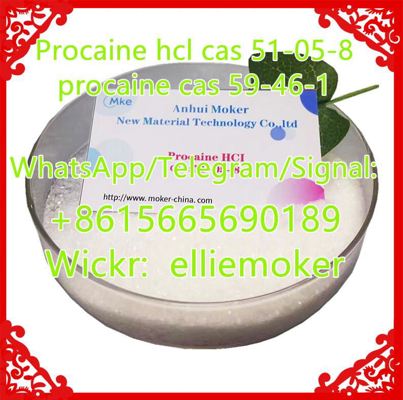 Cas 51-05-8 Procaine Hydrochloride , Cas 59-46-1 procaine  2