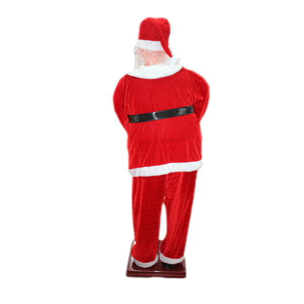 Red Blowing Saxophone Swing And Dancing 1.8m High Electric Santa 3