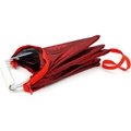 Christmas Red Silk 3D Hanging Star Decoration; Foldable for Compact Storage 2