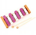 Alatoys Wooden Xylophone natural painted Develop Kids Fine Motor Basic Skills