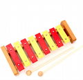 Colorful Metallophone Percussion Musical Instruments xylophone and metallophone