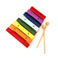 Colorful Metallophone Percussion Musical Instruments xylophone and metallophone