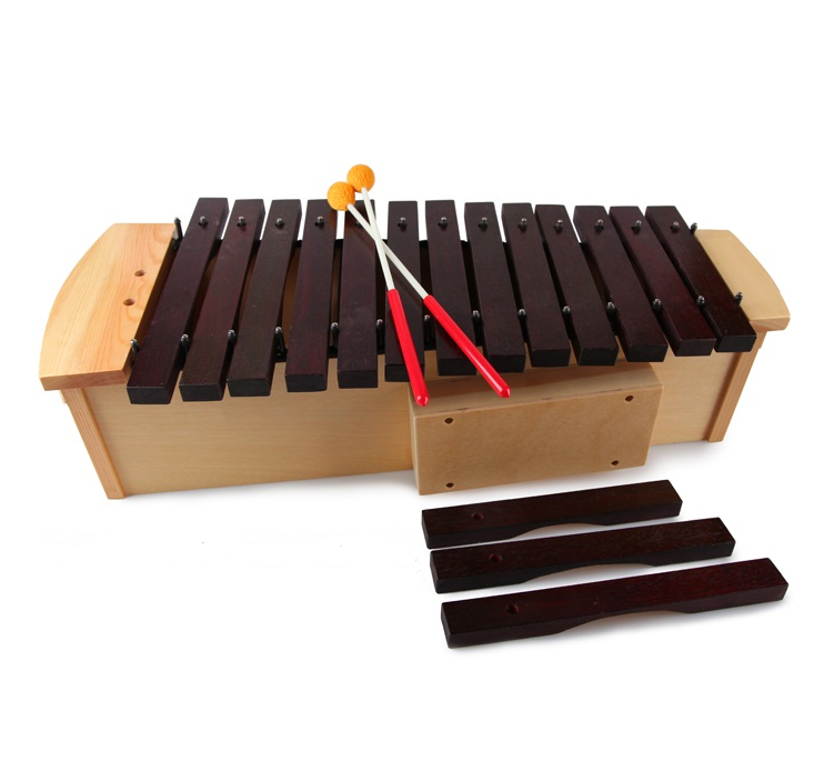 37 Tone Red Wood Xylophone with Stand professional use