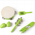Wholesale musical baby toy wooden kids musical instruments set