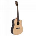 40" Advancing Student Cutaway Acoustic electric Guitar 1