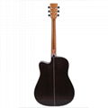 40" Advancing Student Cutaway Acoustic electric Guitar 2