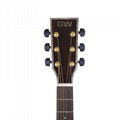 40" Advancing Student Cutaway Acoustic electric Guitar 5