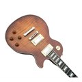 Red Custom flame maple top LP 6 strings electric guitar 4