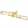 High grade Tenor Trombone Tuning Slide Gold Brass Bell