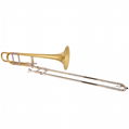 Gold brass bell Bb/F/Eb/D Key Bass Trombone 2