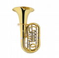 Eb Key Gold Lacquer Alto Horn 4