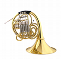 Single Key of F/Bb Brass French Horn
