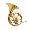 Single Key of F/Bb Brass French Horn