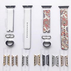  Sublimation Blank Watch Band for Apple Watch - PU Leather