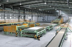 gypsum board making machine