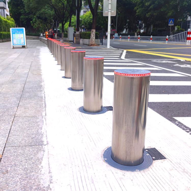 UPARK High Quality Car YardsTraffic Safety Automatic Electric Bollards 4