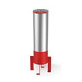 9.UPARK Road Protection 304 Stainless Steel Fixed Bollard with Led Light