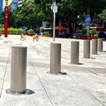 UPARK Automatic Lifting Bollards with Integral Anti-collision Safety Barrier 4