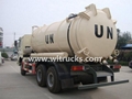 6x6 HOWO 12cbm UN Sewage Tanker Truck