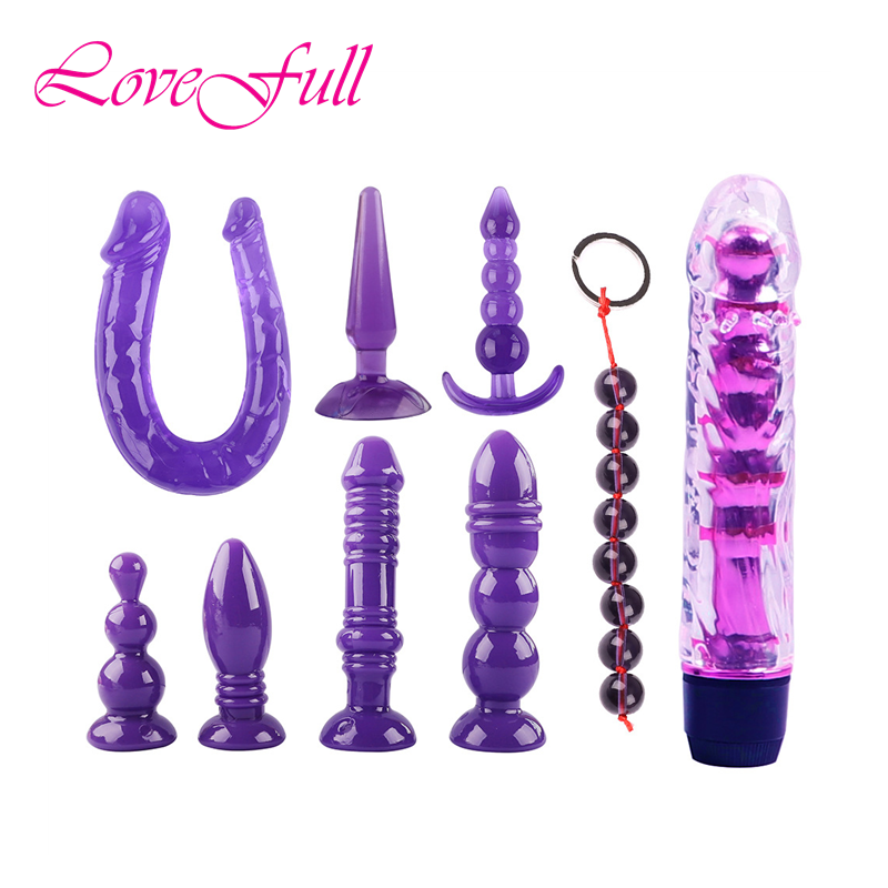new sex toy anal plug kit massager for women LOVEFULL 2