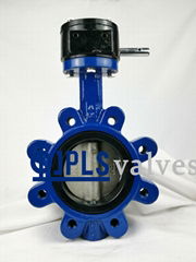 Gear Operated Ductile Iron Lug-type
