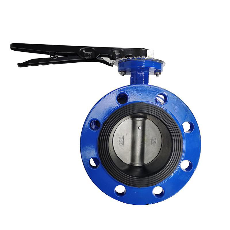 Handle Operated Flanged Concentric Cast Steel Butterfly Valve 2