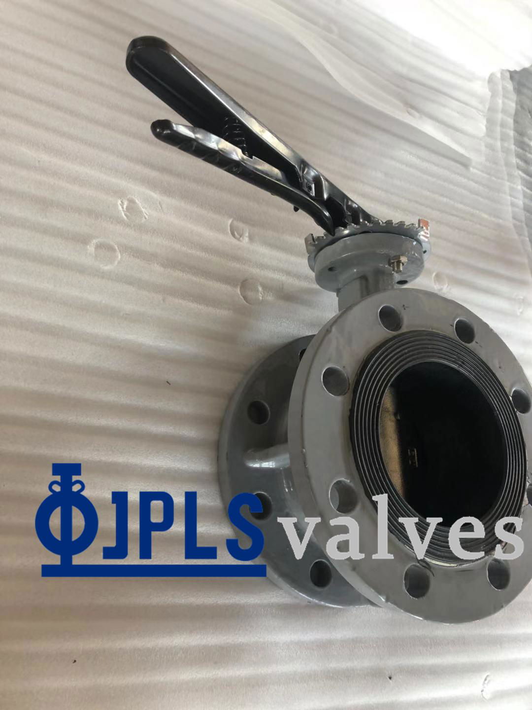 Handle Operated Flanged Concentric Cast Steel Butterfly Valve 4