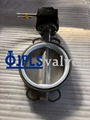 Gear Operated Resilient Seated Stainless Steel 316 Wafer Butterfly Valves 2