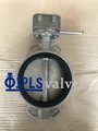 Gear operated all stainless steel EPDM seated wafer butterfly valves