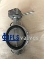 Gear operated all stainless steel EPDM seated wafer butterfly valves