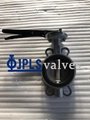 Lever operated cast steel  wafer butterfly valves