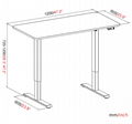 V-MOUNTS Combination-Single motor Electric Desk 3