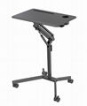 V-Mounts Single Column Height Adjustable Mobile Desk Laptop Desk with Gas Spring 1