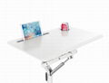 V-Mounts Single Column Height Adjustable Mobile Desk Laptop Desk with Gas Spring 4