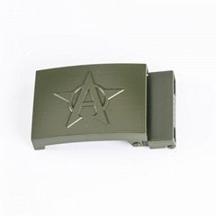 Army Canvas Webbing Belt Buckle