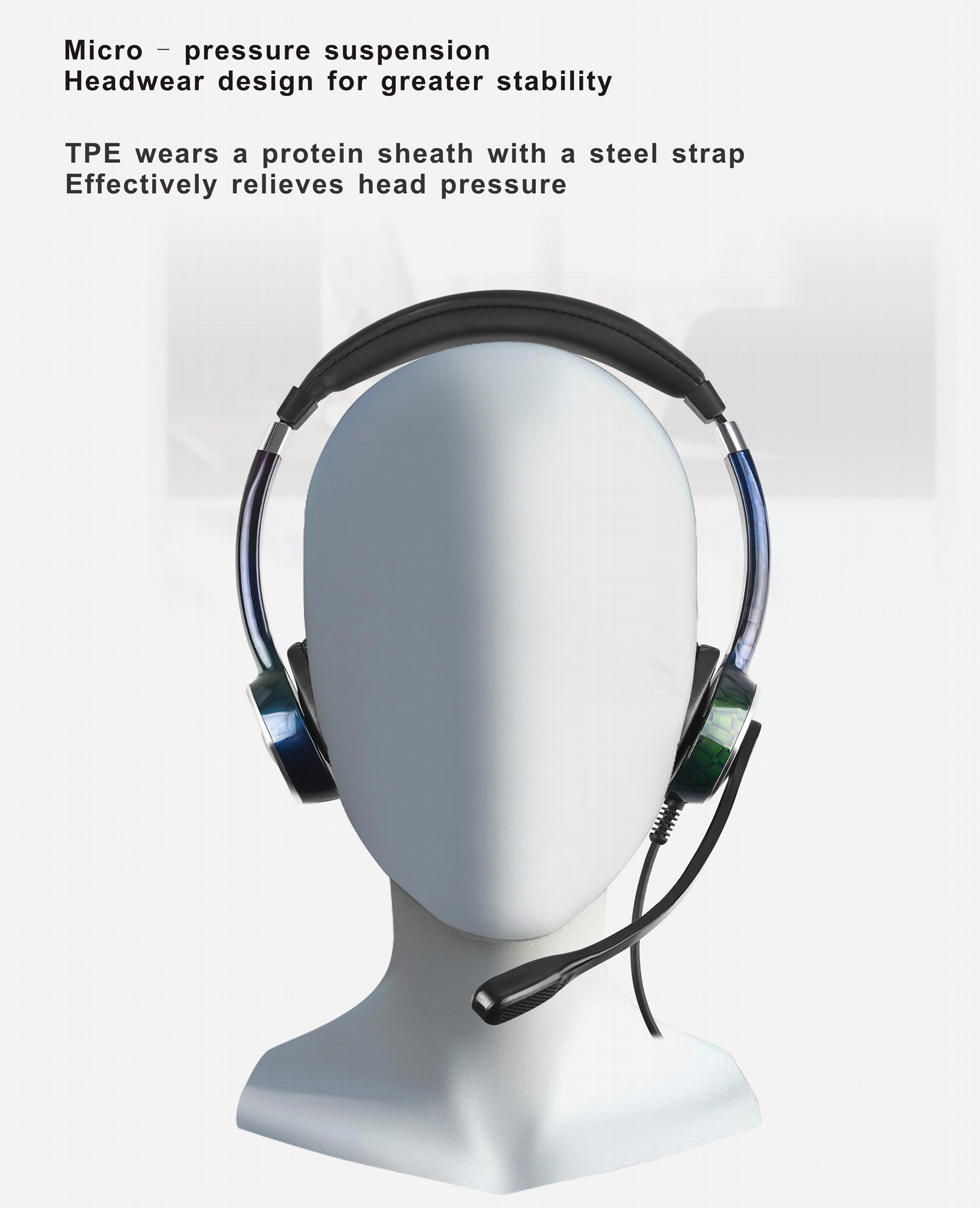 China Beien FC22 RJ business telephone headset for call center  1