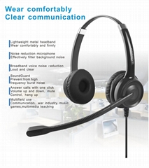Beien CS12 PC call center headset for business game headset 