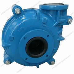 Rubber lined centrifugal ash slurry pump metal liner mine dewatering pumps