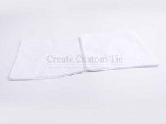 Custom Linen Print Pocket Squares   custom embroidery pocket square  