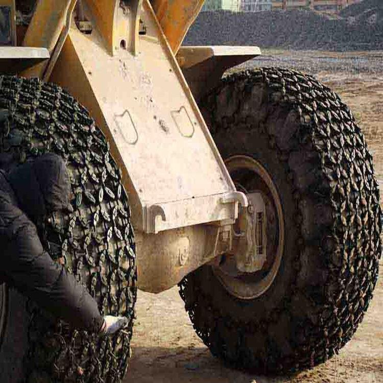 耐磨耐用輪胎防滑鏈 裝載機保護鏈 4