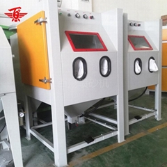 Small dust free environmental protection manual sand blasting machine