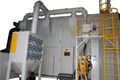 Honeycomb recycling continuous pressure sandblasting room 1