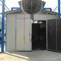Honeycomb recycling continuous pressure sandblasting room 2