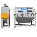 Double station manual sand blasting machine