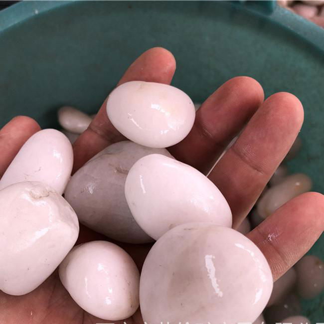 园林道路铺设鹅卵石盆景景观美化雨花石玛瑙石 3