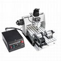 Mini small 6040 3020 wood cnc router with rotary