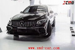 Carbon fiber Benz GLC Front Lip Air Knife